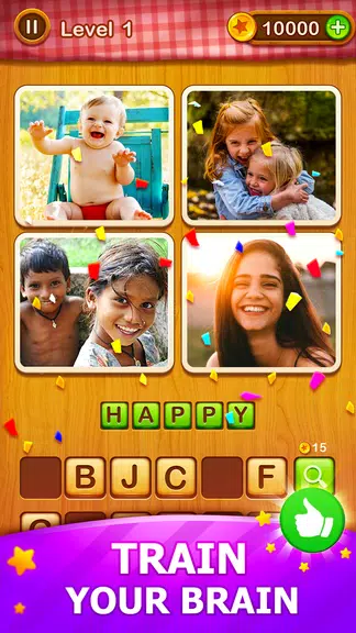 4 Pics Guess Word -Puzzle Game Screenshot1