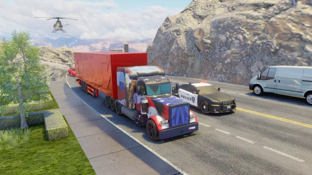 Usa Truck Simulator Car Games Screenshot2