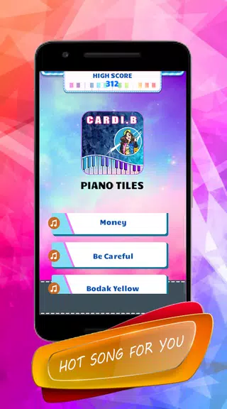 Cardi B - Piano Tiles Screenshot1