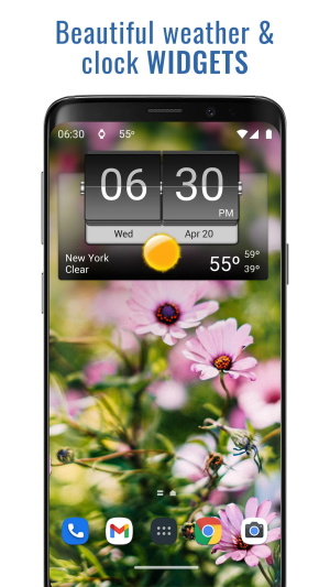 3D Flip Clock & Weather Screenshot4