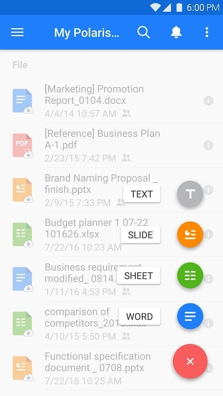 Polaris Office Screenshot1