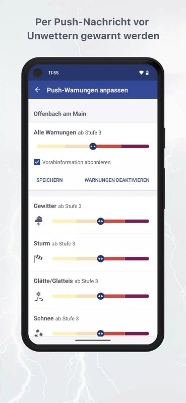 WarnWetter Screenshot3