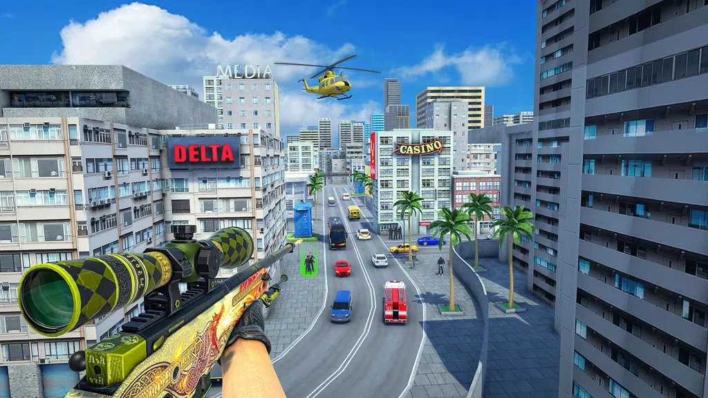 Sniper 3D: City Gun Shooting Screenshot1