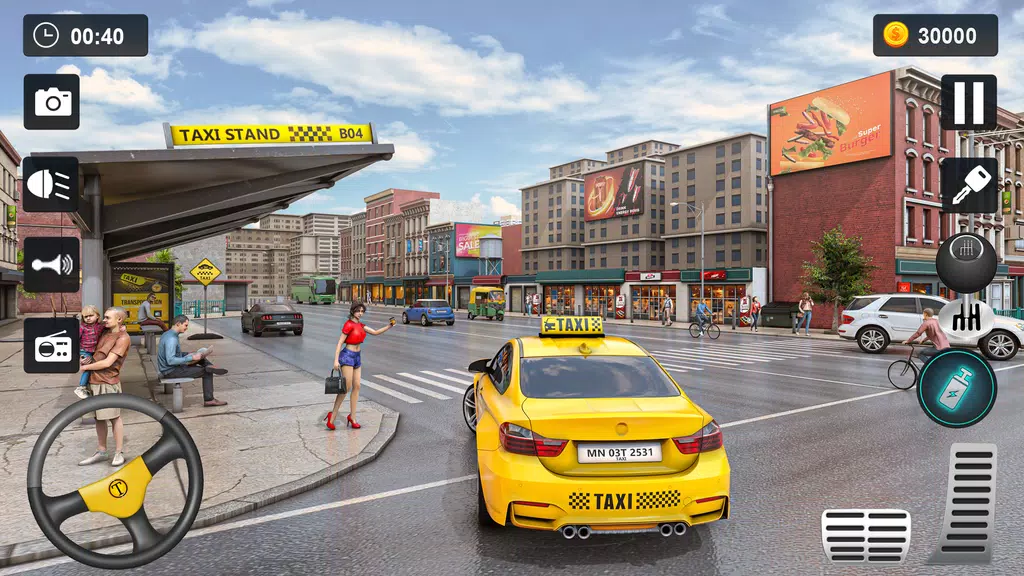 Taxi Simulator 3D - Taxi Games Screenshot3