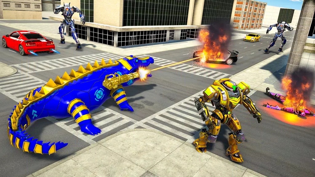 Crocodile Robot Car Transform Screenshot1