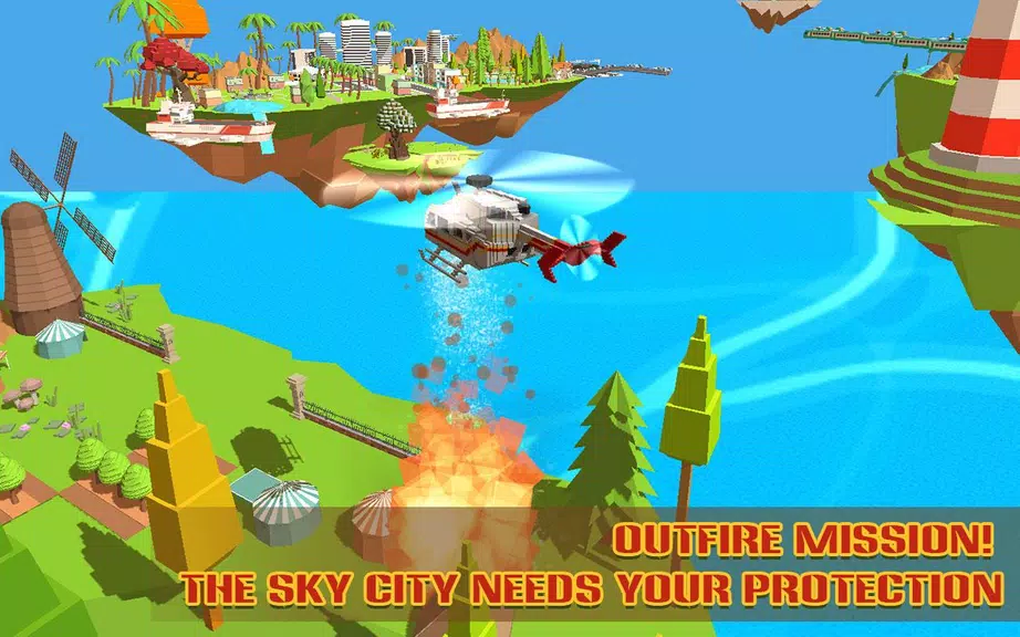 Helicopter Rescue Sky City Screenshot2