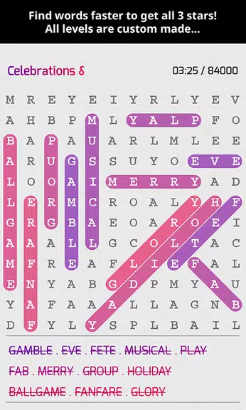 Super Word Search Puzzles Screenshot1