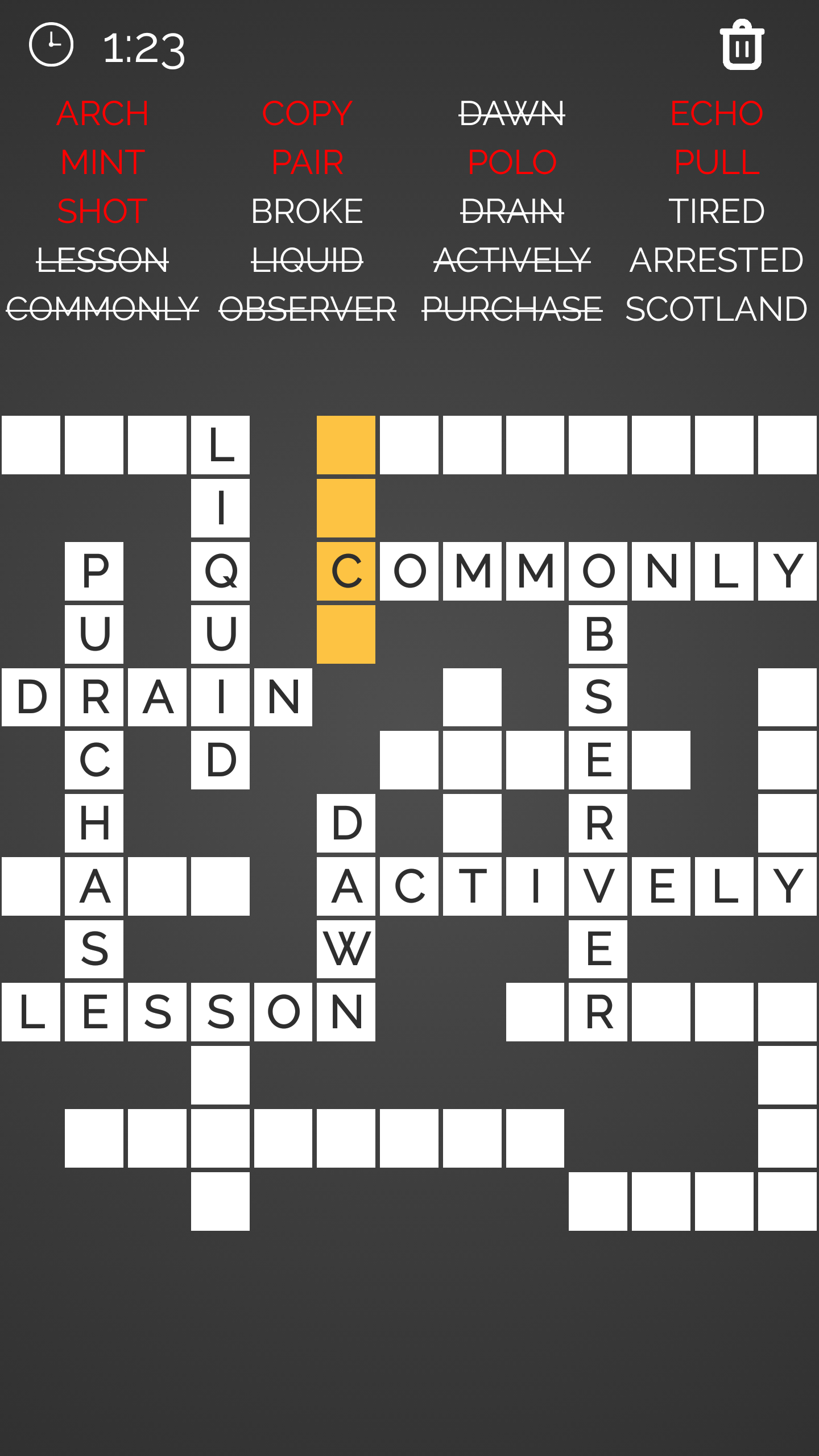 Crossword : Word Fill Screenshot1