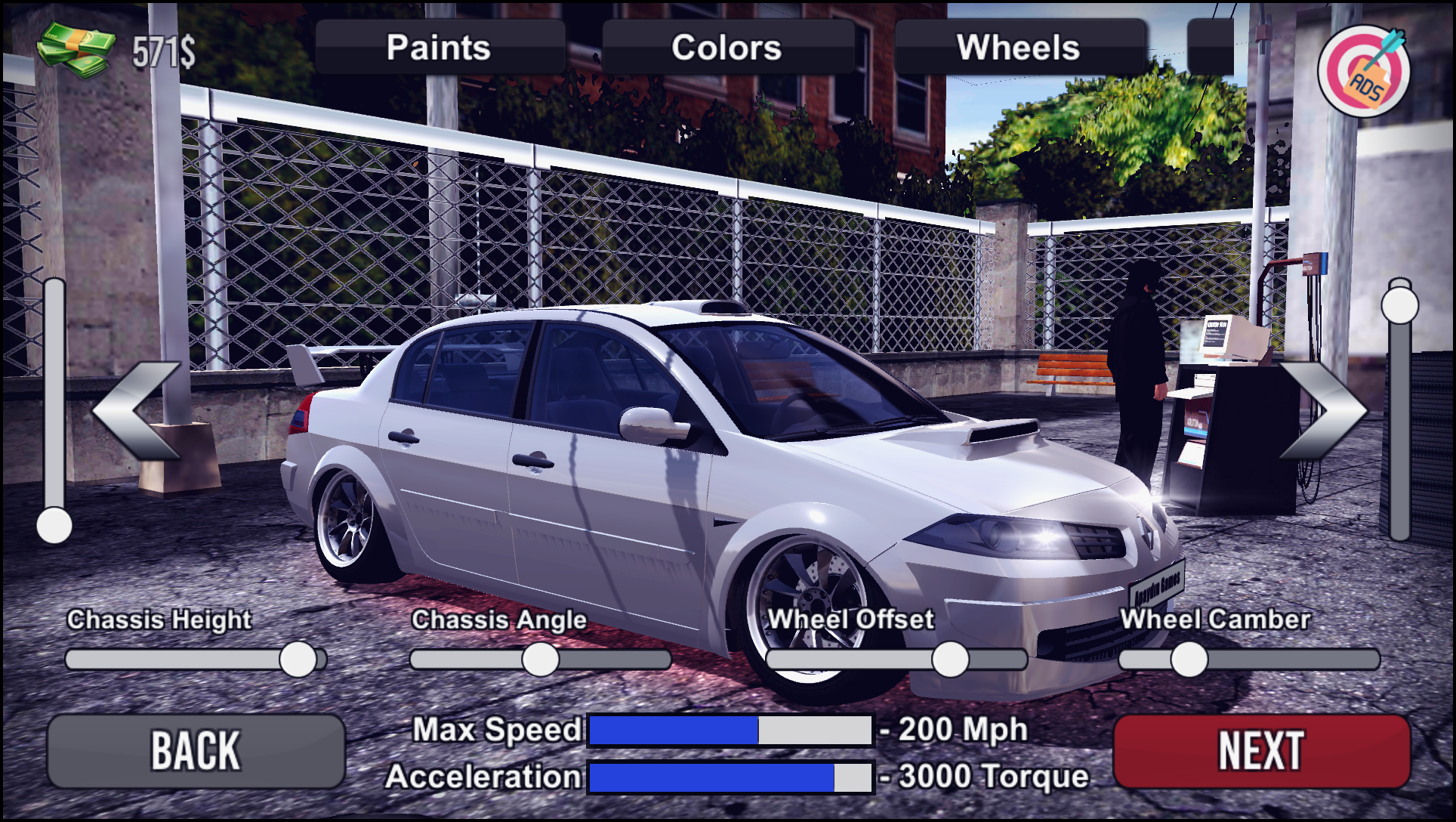 Megane Drift Simulator Screenshot1