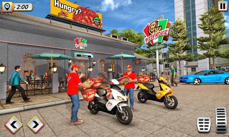 Pizza Delivery Boy Bike Games Screenshot3