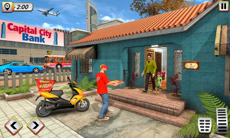 Pizza Delivery Boy Bike Games Screenshot2