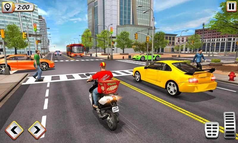 Pizza Delivery Boy Bike Games Screenshot4