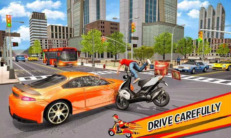 Pizza Delivery Boy Bike Games Screenshot1