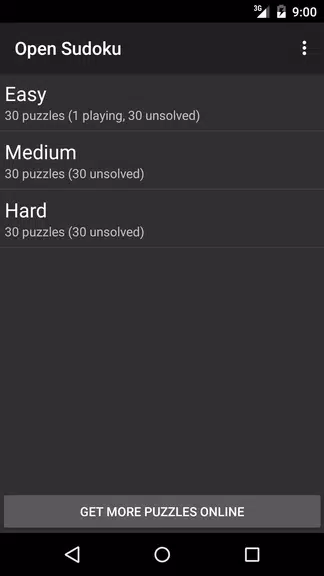 Open Sudoku Screenshot1