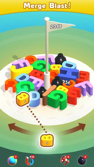 Merge Blocks 3D - 2048 Puzzle Screenshot2