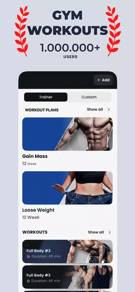 Gym Workout & Personal Trainer Screenshot2