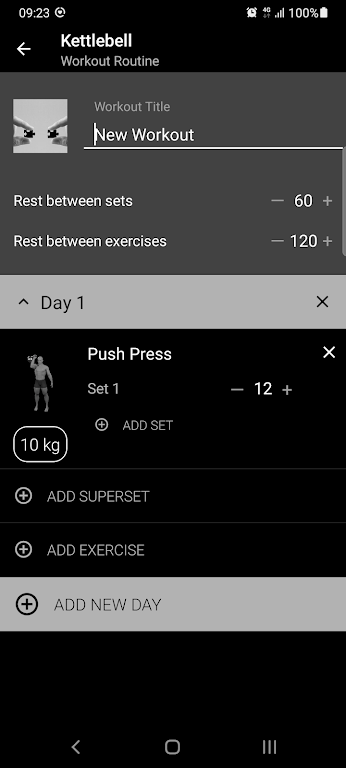 Kettlebell Home Workout Screenshot1