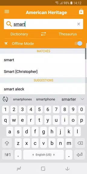 American Heritage Dictionary Screenshot2