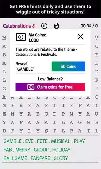 Super Word Search Puzzles Screenshot3