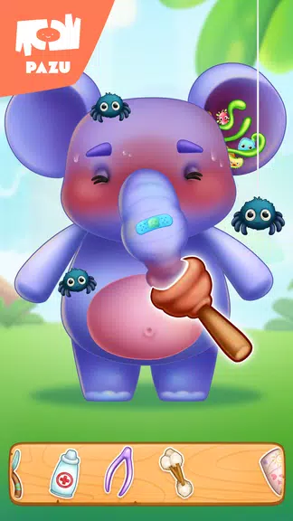 Jungle Animal Kids Care Games Screenshot4