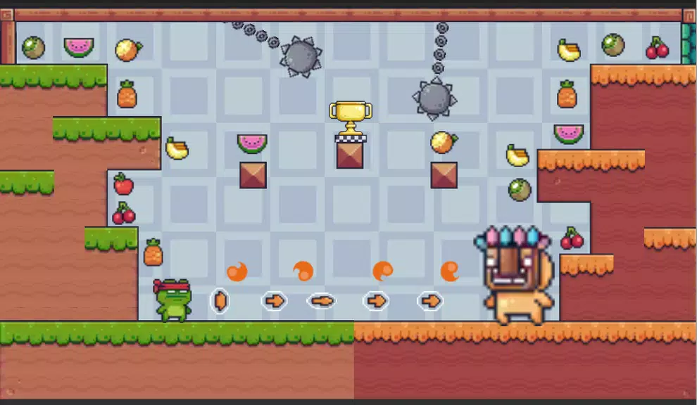 Super Frog Hero Pineapple Screenshot1