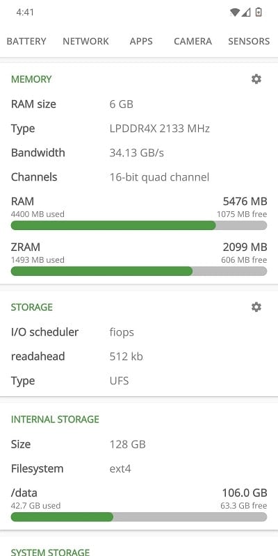 DevCheck Hardware and System Info Screenshot4