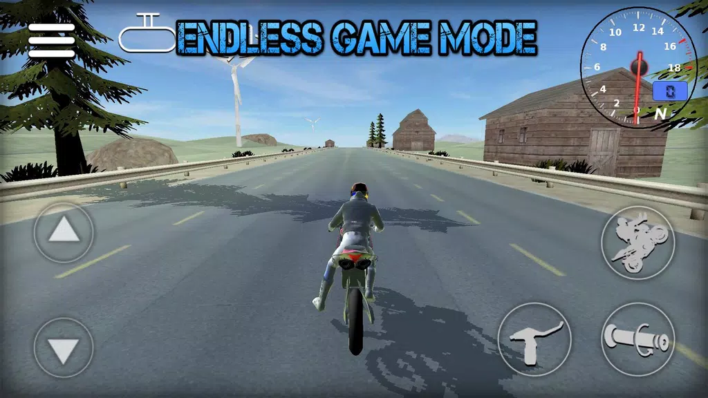 Wheelie Bike 3D game Screenshot3