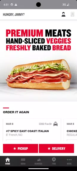 Jimmy John's Sandwiches Screenshot1