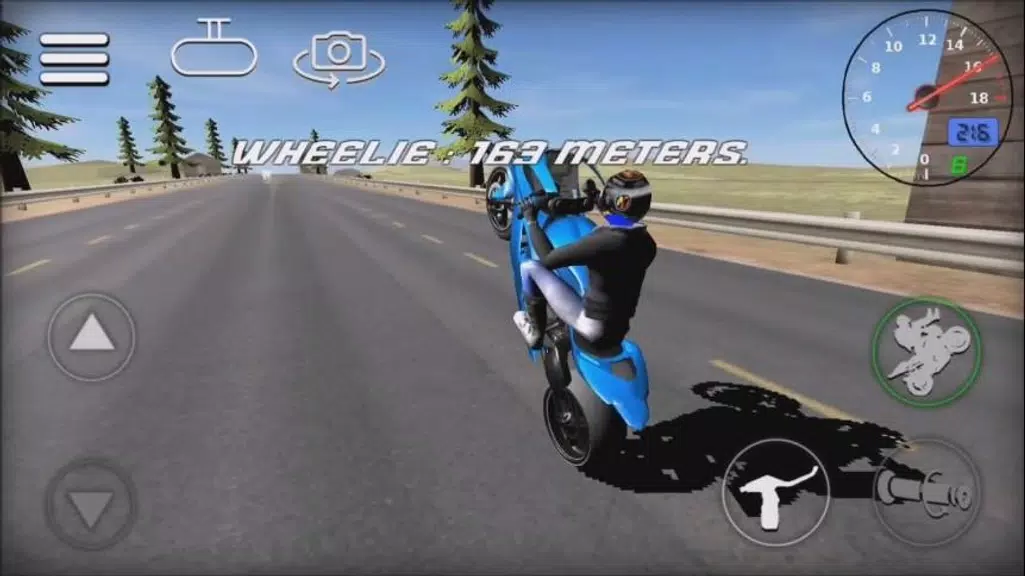 Wheelie Bike 3D game Screenshot1