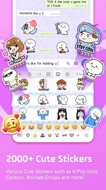 Facemoji Keyboard Screenshot1