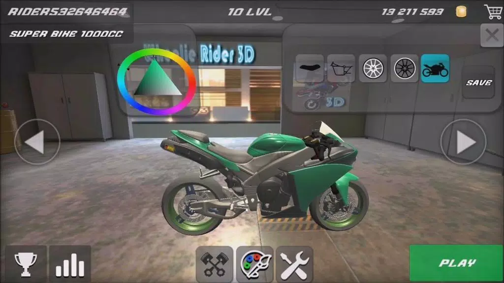 Wheelie Bike 3D game Screenshot2