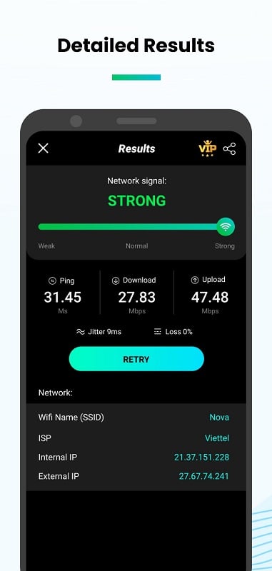 Speed Test & Wifi Analyzer Screenshot1