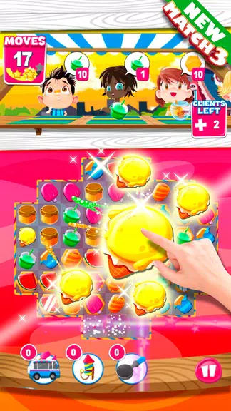 Ice Cream Match 3 Puzzle Game Screenshot3