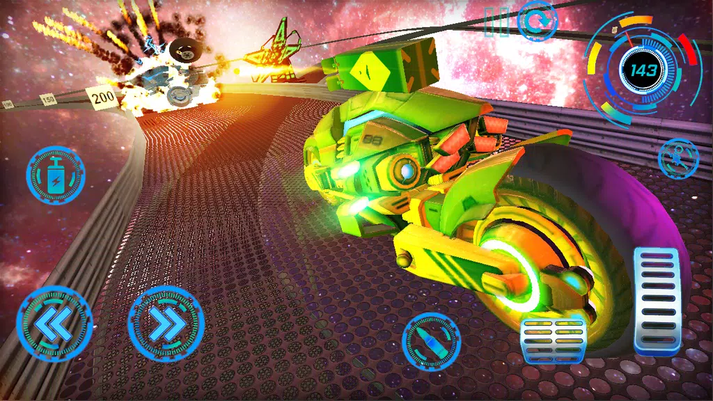 Space Bike Galaxy Race Screenshot3