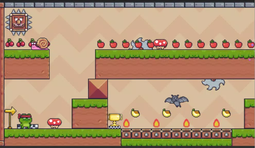 Super Frog Hero Pineapple Screenshot2