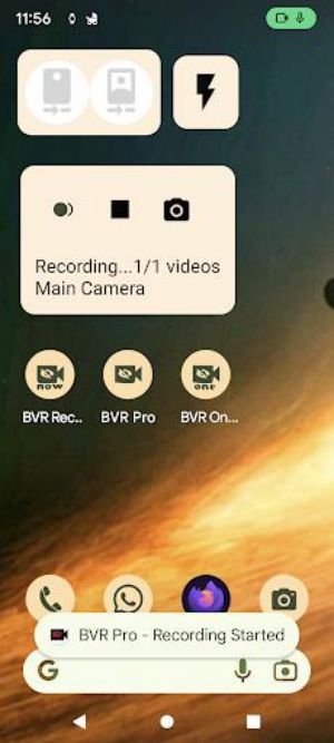 Background Video Recorder Pro Screenshot1