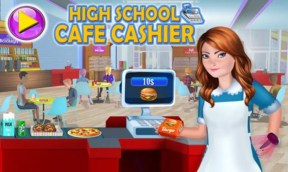 High School Cafe Cashier Games Screenshot4