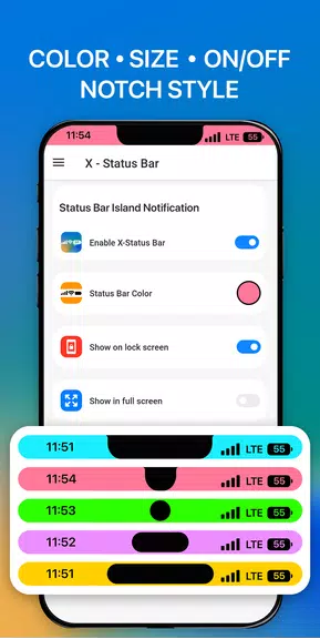 iCenter iOS 16: X - Status Bar Screenshot4