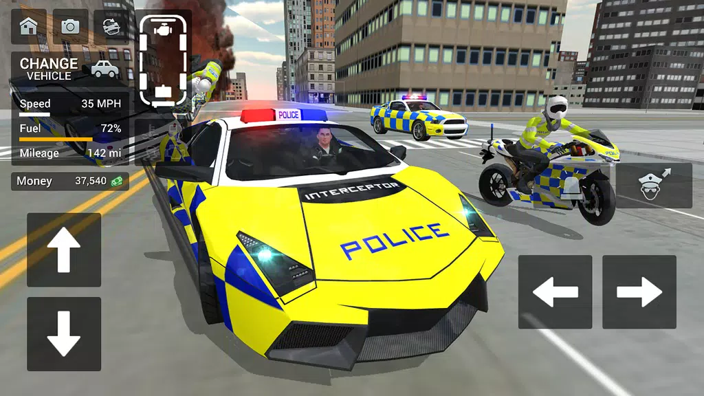 Police Car Driving Motorbike Screenshot1