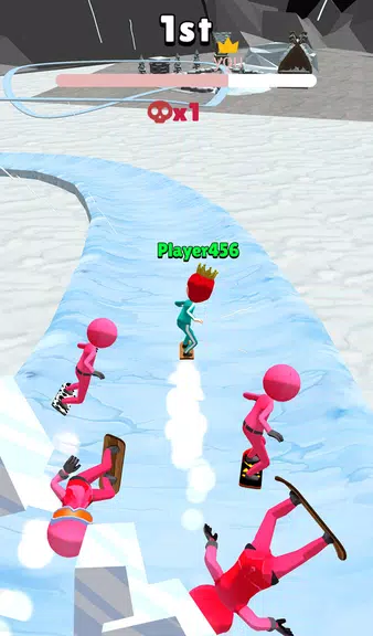 Snow Racing: Winter Aqua Park Screenshot2