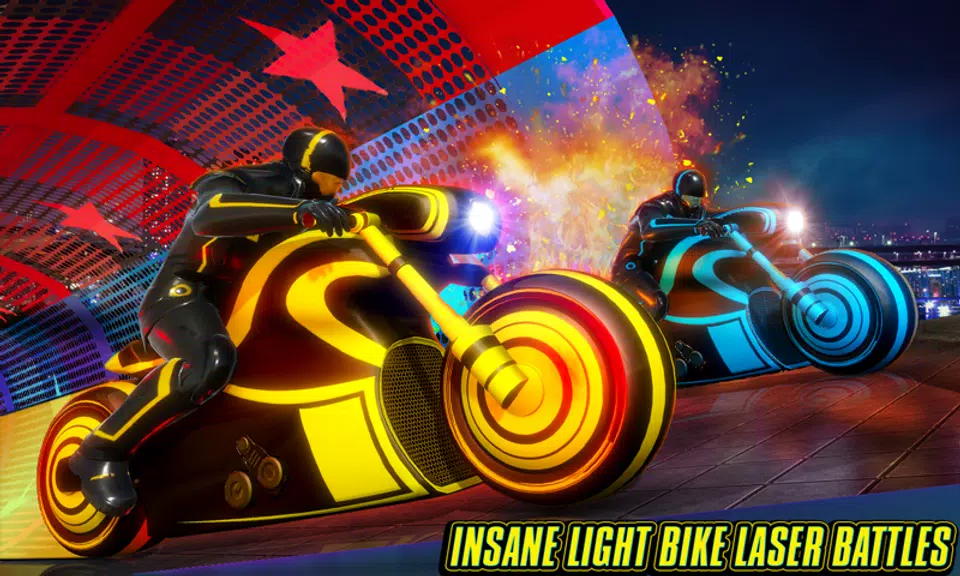 Light Bike Stunt Racing Game Screenshot1