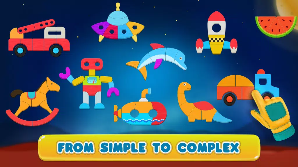 Cosmo Shapes Puzzles for kids Screenshot3