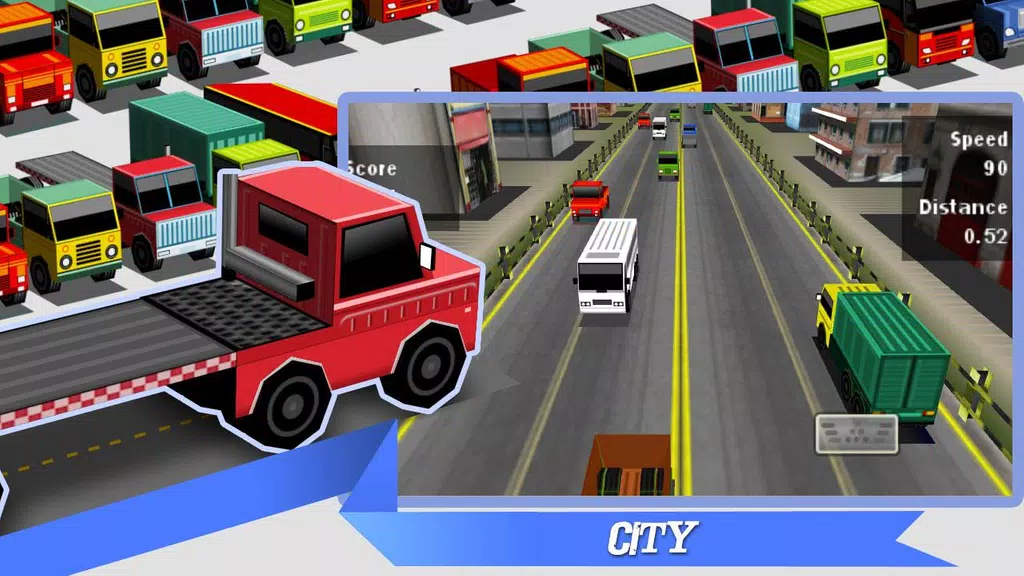 Truck Traffic Racing3D Screenshot3