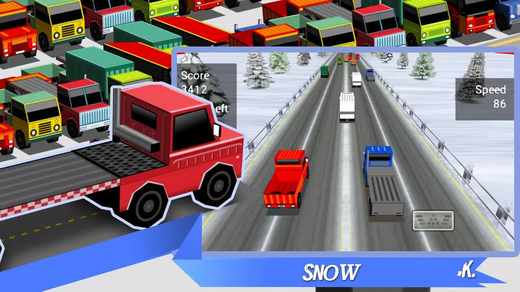 Truck Traffic Racing3D Screenshot2