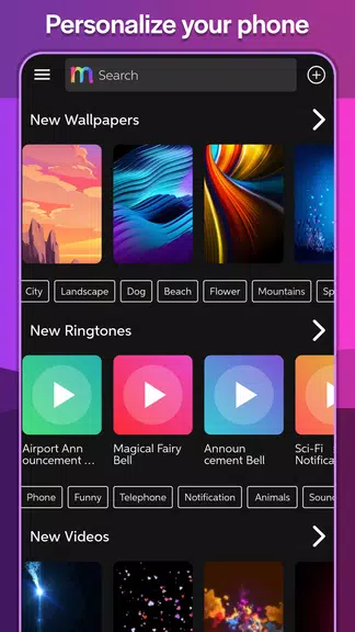 Ringtones & Wallpapers - Mob24 Screenshot1