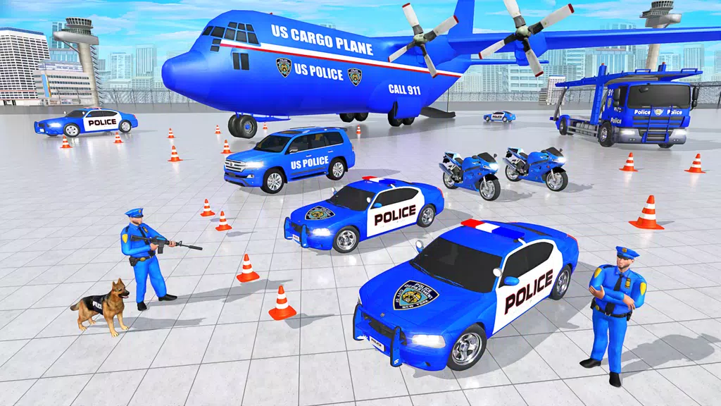 Police Vehicle Cargo Truck Sim Screenshot2