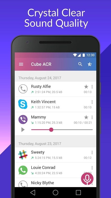 Call Recorder – Cube ACR Screenshot1