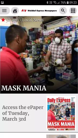 Trinidad Express Newspapers Screenshot1