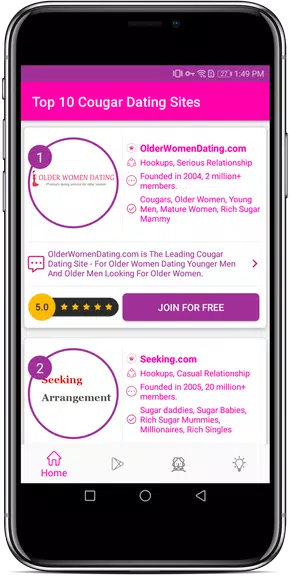 Cougar Dating Apps for Mature & Older Women Screenshot1