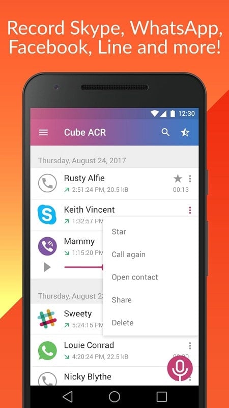 Call Recorder – Cube ACR Screenshot2